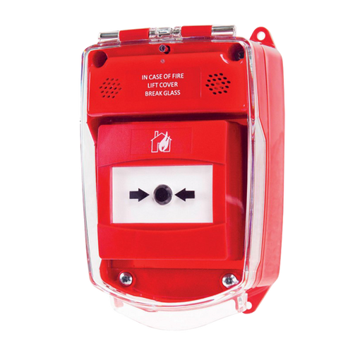 Weatherproof-Manual-Call-Point-Housing-(Red)-TI-002227 | Ceasefire India