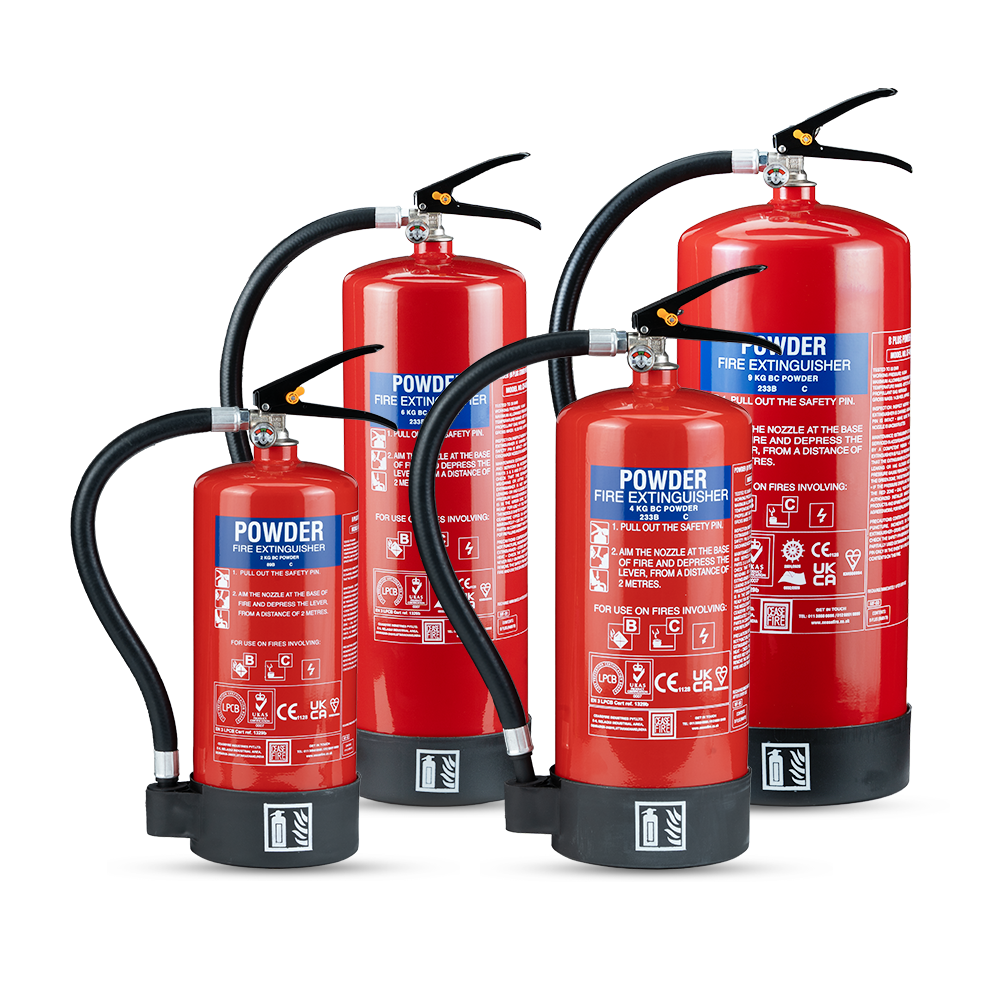 B+ Powder Based Extinguishers