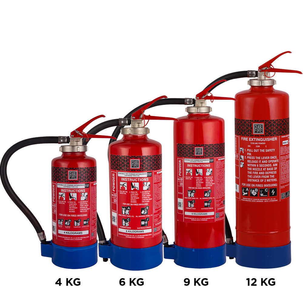 ABC Powder Based Portable (Spot Pressure Type) Fire Extinguishers