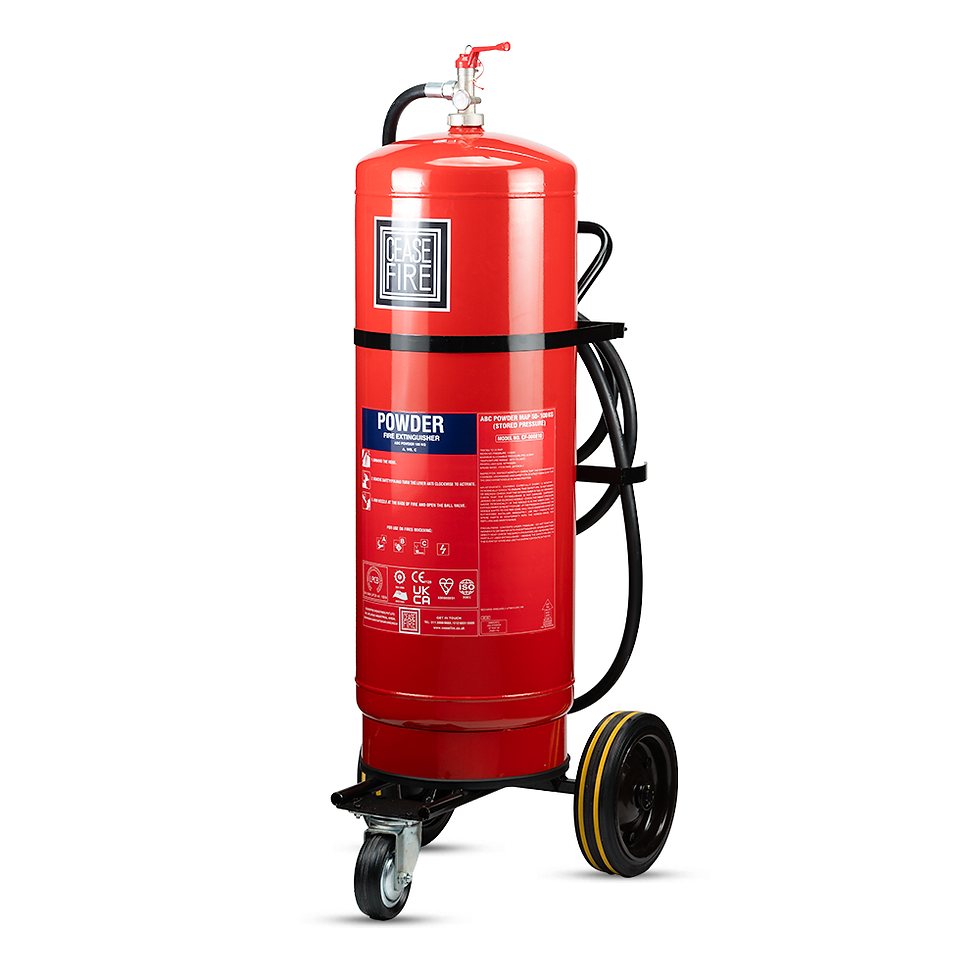 Thumbnail: EN APPROVED ABC POWDER WHEELED EXTINGUISHERS