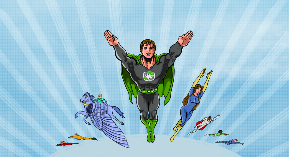 Spring splash 2024 post card