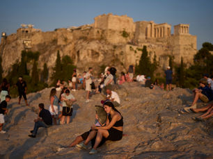 Hetebølgetopp i Hellas i dag