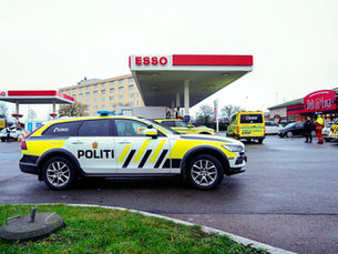 Person knivstukket på bensinstasjon i Oslo