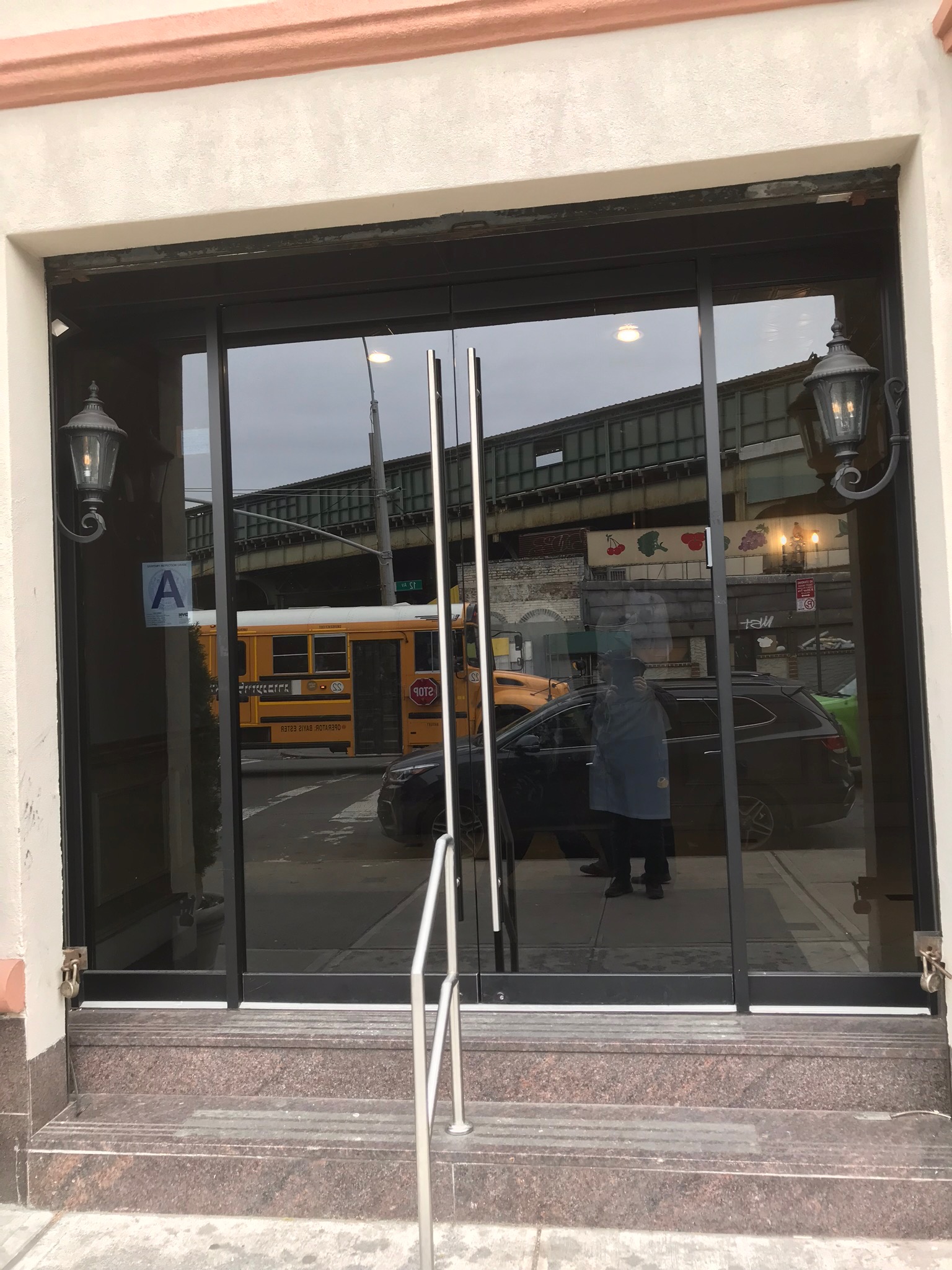 Party Hall entrance doors