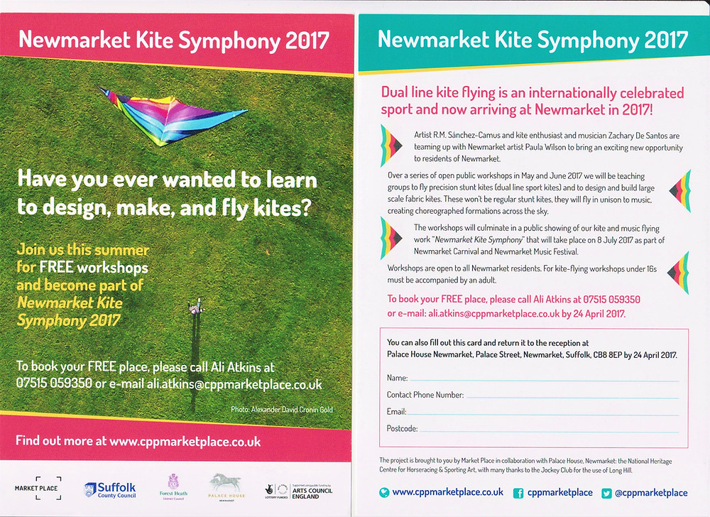 An invitation to Newmarket Kite Symphony project