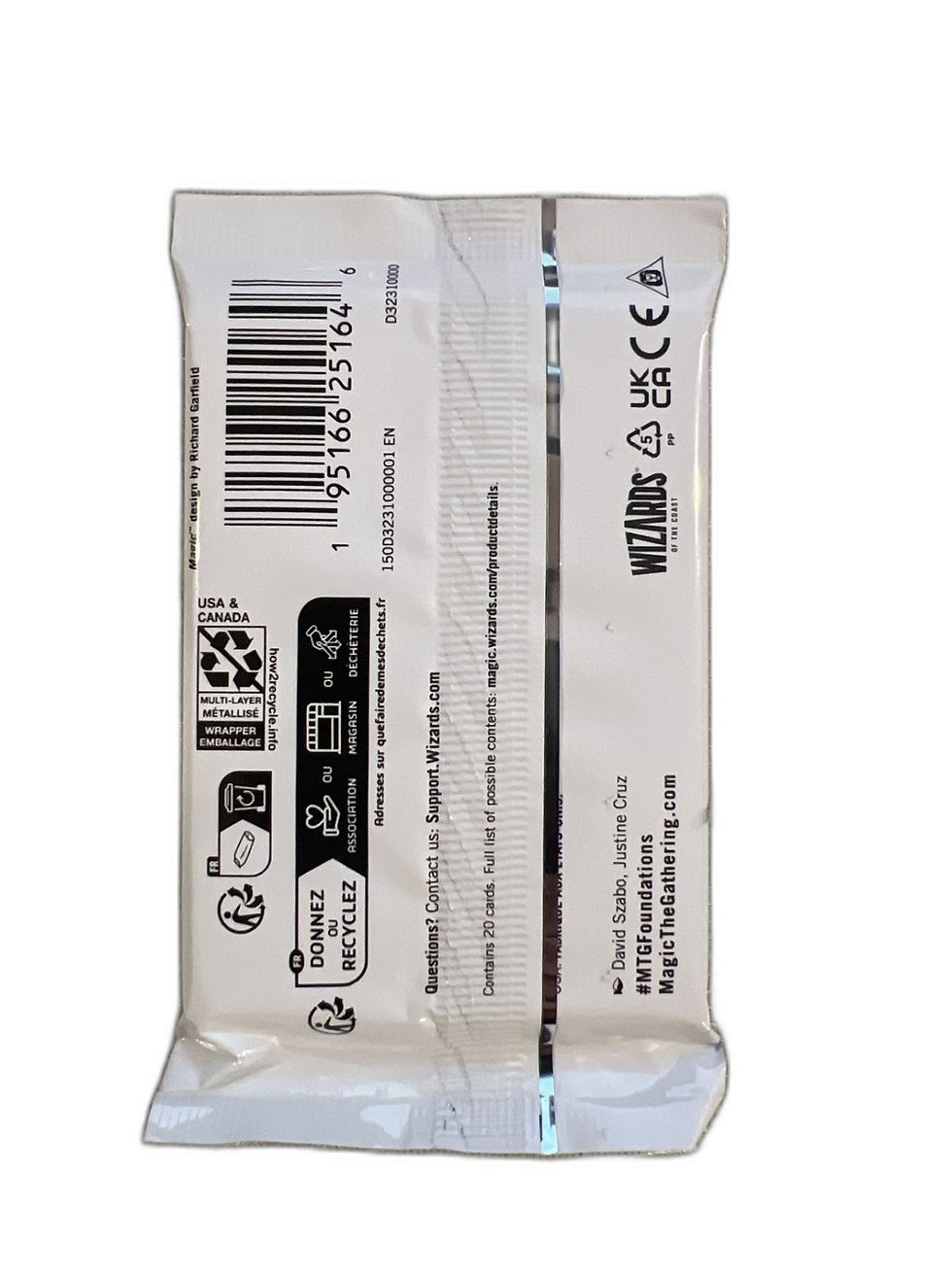 Magic: The Gathering Foundations Jumpstart Booster Pack Sealed