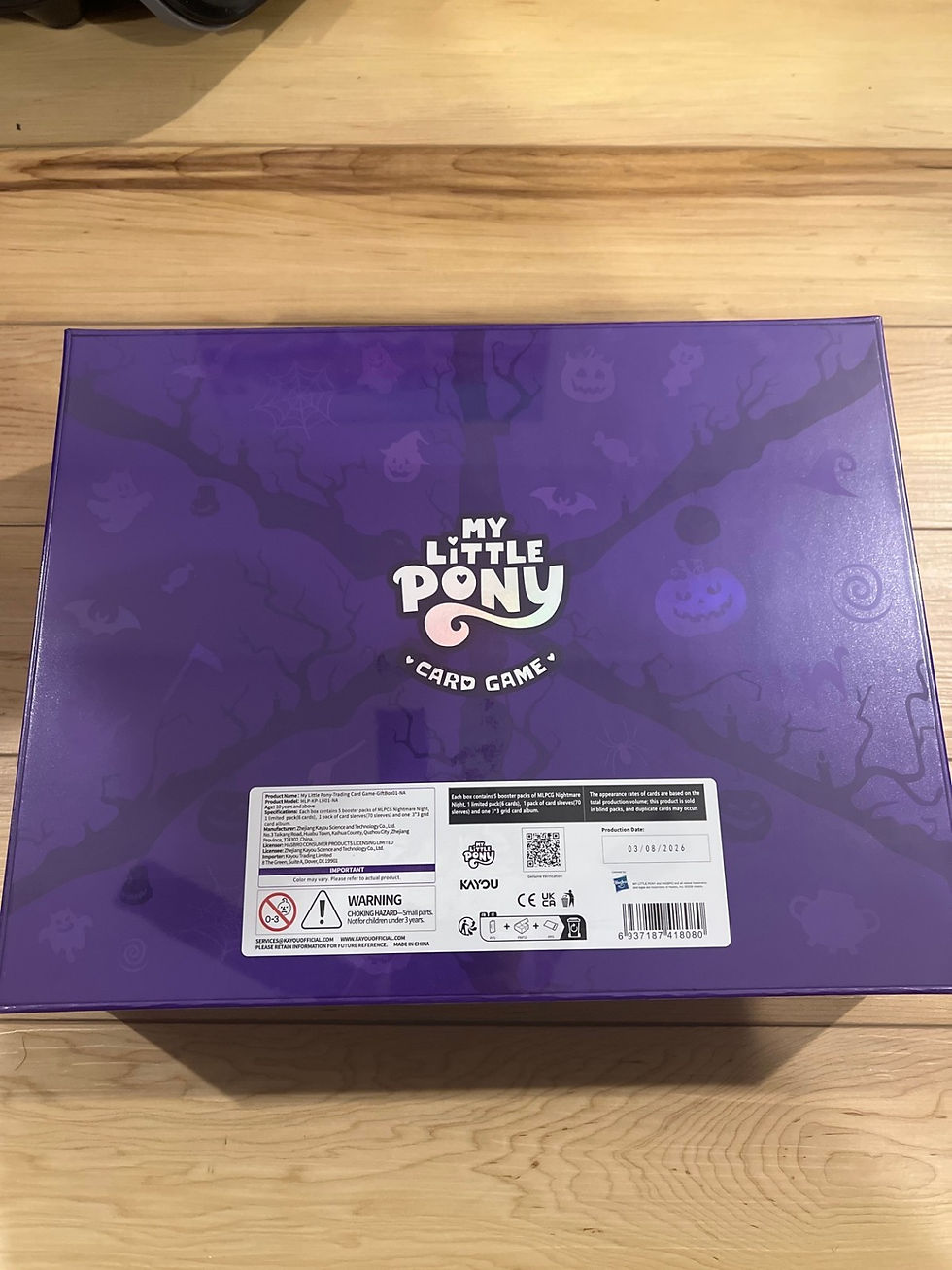 Kayou My Little Pony TCG Nightmare Night Gift Box 01 Sealed