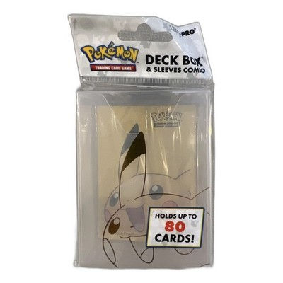 Ultra Pro Pokemon Pikachu Deck Box and Sleeves Combo 65ct
