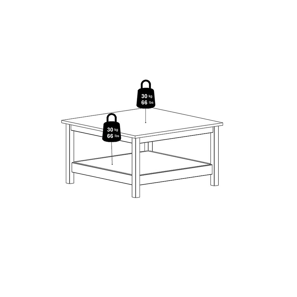 Thumbnail: Madrid Coffee table in Matt Black