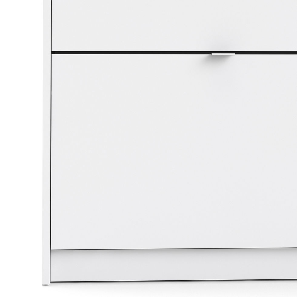 Thumbnail: Shoes Shoe cabinet 4 flip-down doors and 1 layer in White