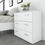 Thumbnail: Classic Chest of 3 Drawers in White
