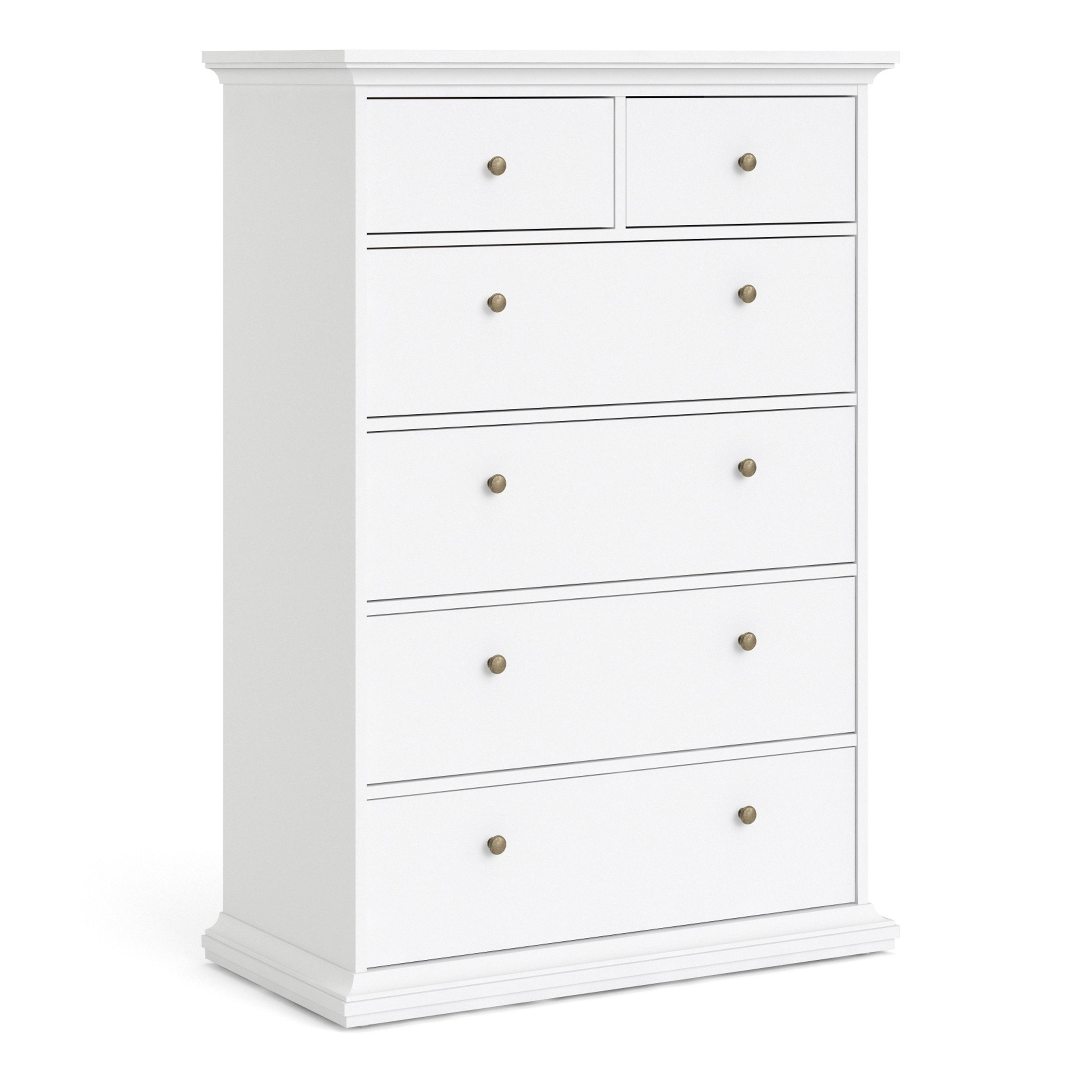 Penelope Chest of 6 Drawers in White