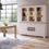 Thumbnail: Charlotte 3 Door Display top unit in White and Oak