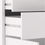 Thumbnail: Prima Bookcase cabinet -3 Shelves With 2 Drawers And 2 Doors In White