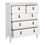 Thumbnail: Bradley 3 Piece Bundle, Bedside, Chest and 3 Door Wardrobe in White