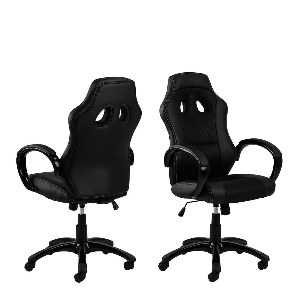 Thumbnail: Race Gaming Chair in Black (one chair)