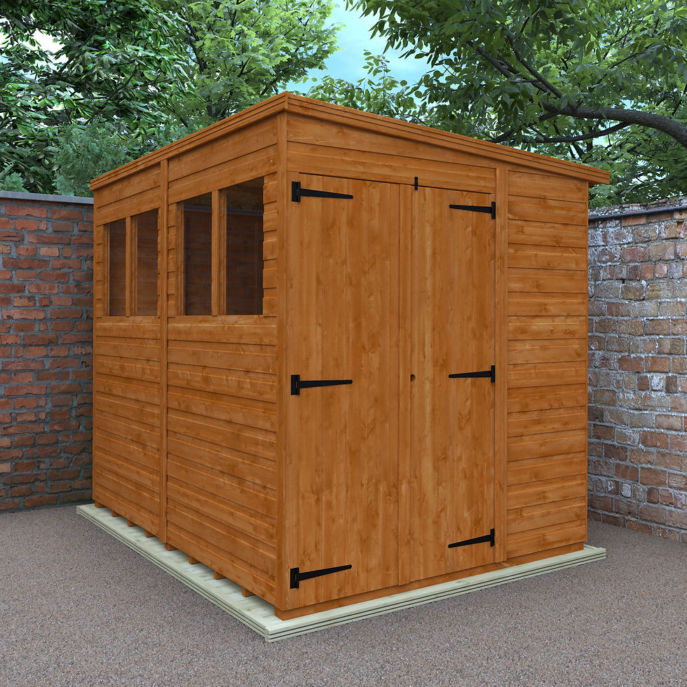 Thumbnail: Flex Pent Double Door Shed