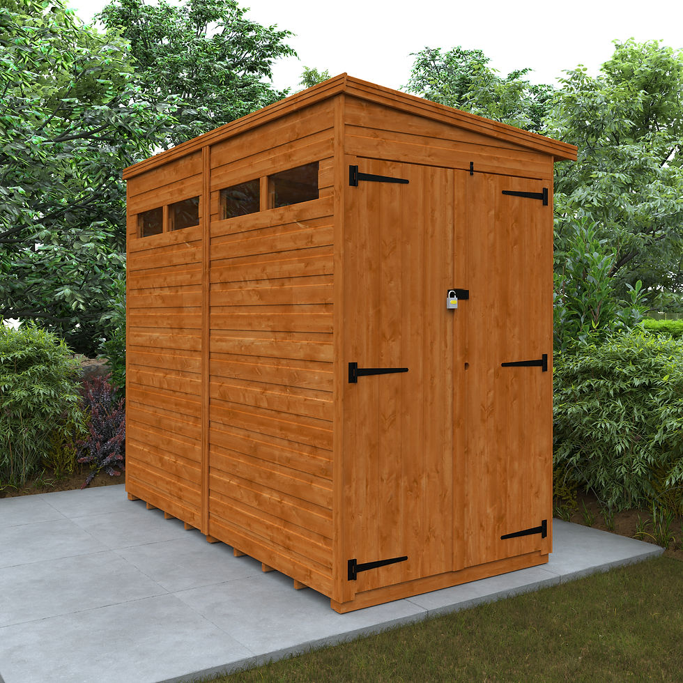 Thumbnail: Flex Pent Security Double Door Shed