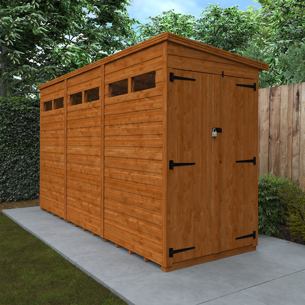 Thumbnail: Flex Pent Security Double Door Shed
