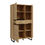 Thumbnail: Nikomedes Display Cabinet in Spica Oak/Matt Black/Bartex Oak
