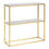 Thumbnail: Alisma Console Table With Marble Effect Top & Gold Legs
