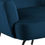 Thumbnail: Melissa Lounge Chair in Navy Blue