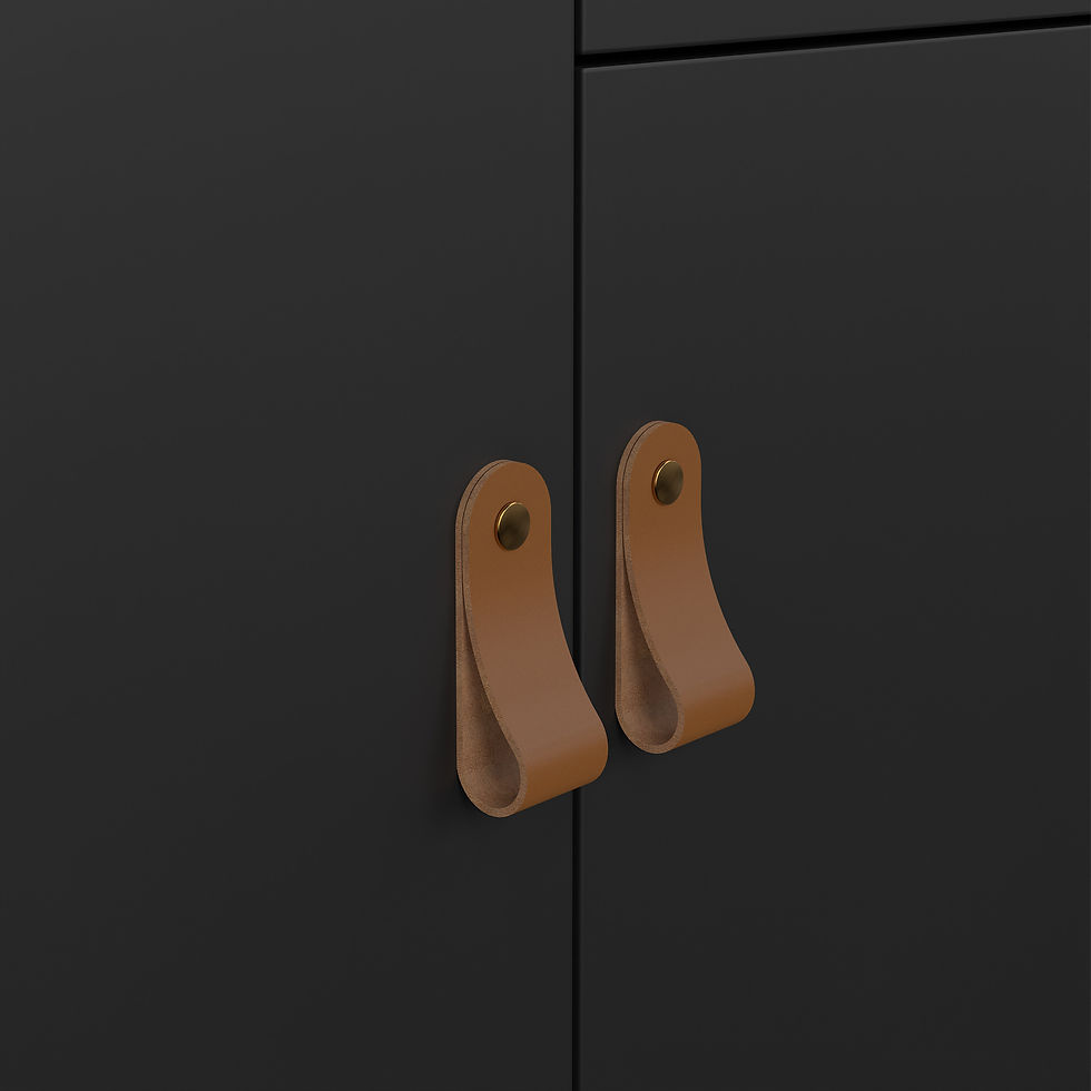 Thumbnail: Bradley Sideboard 2 doors + 1 drawer in Matt Black