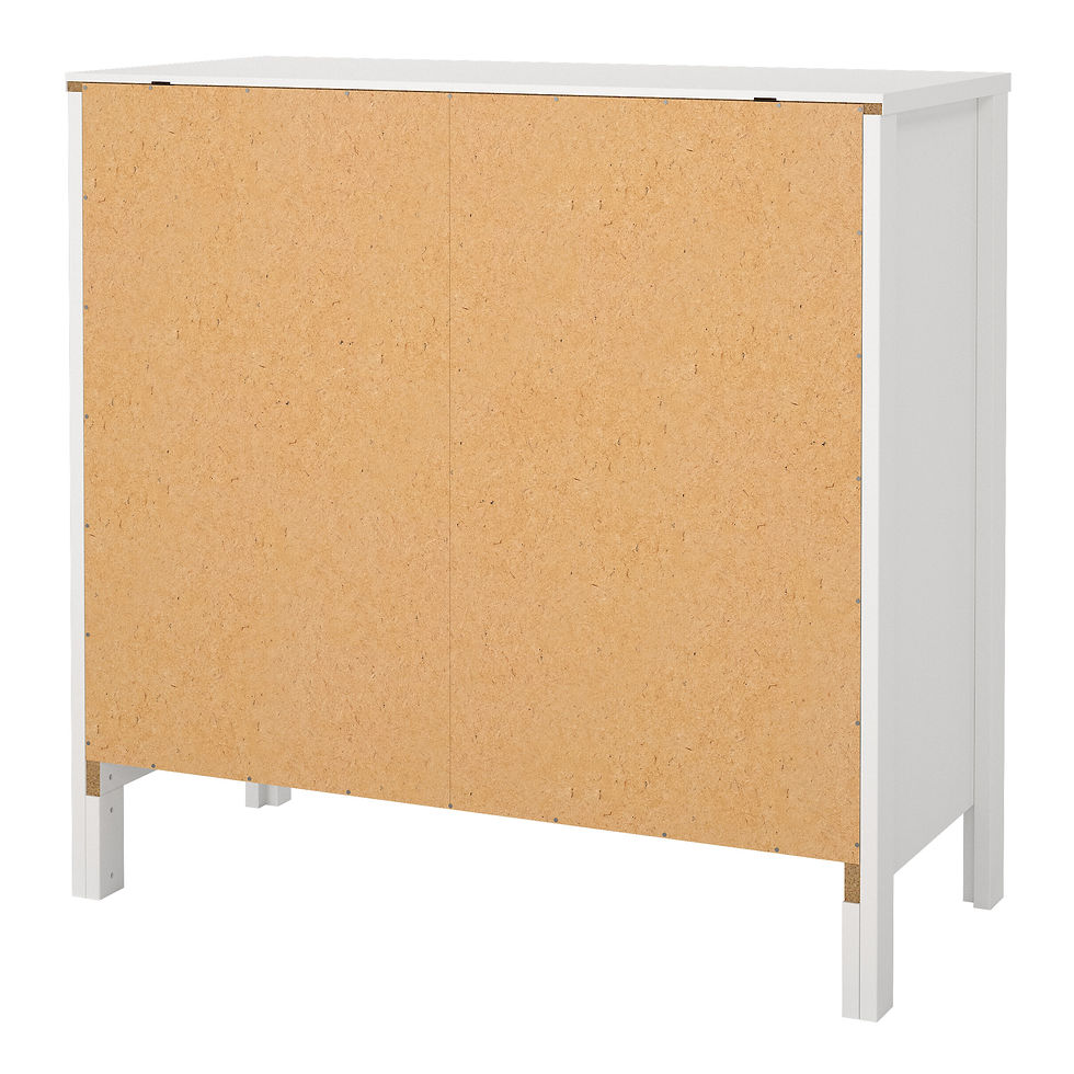 Thumbnail: Bradley Sideboard 2 doors + 1 drawer in White