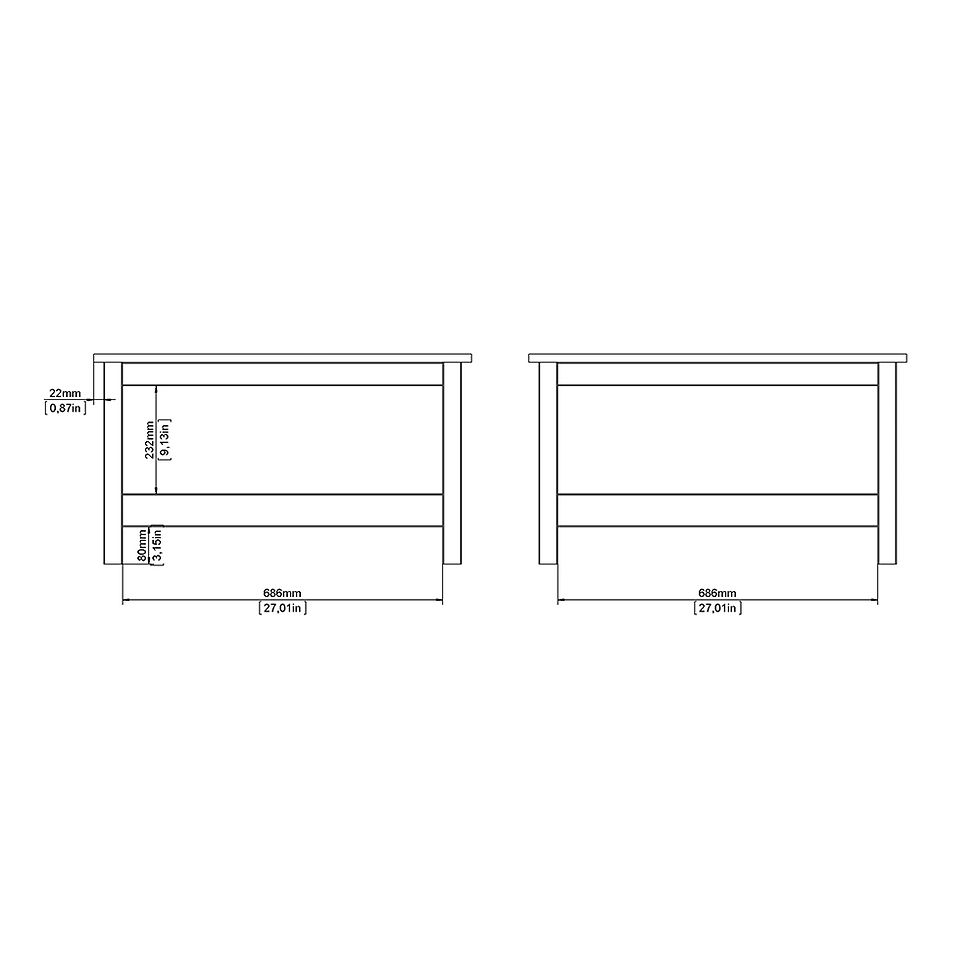 Thumbnail: Madrid Coffee table in Matt Black