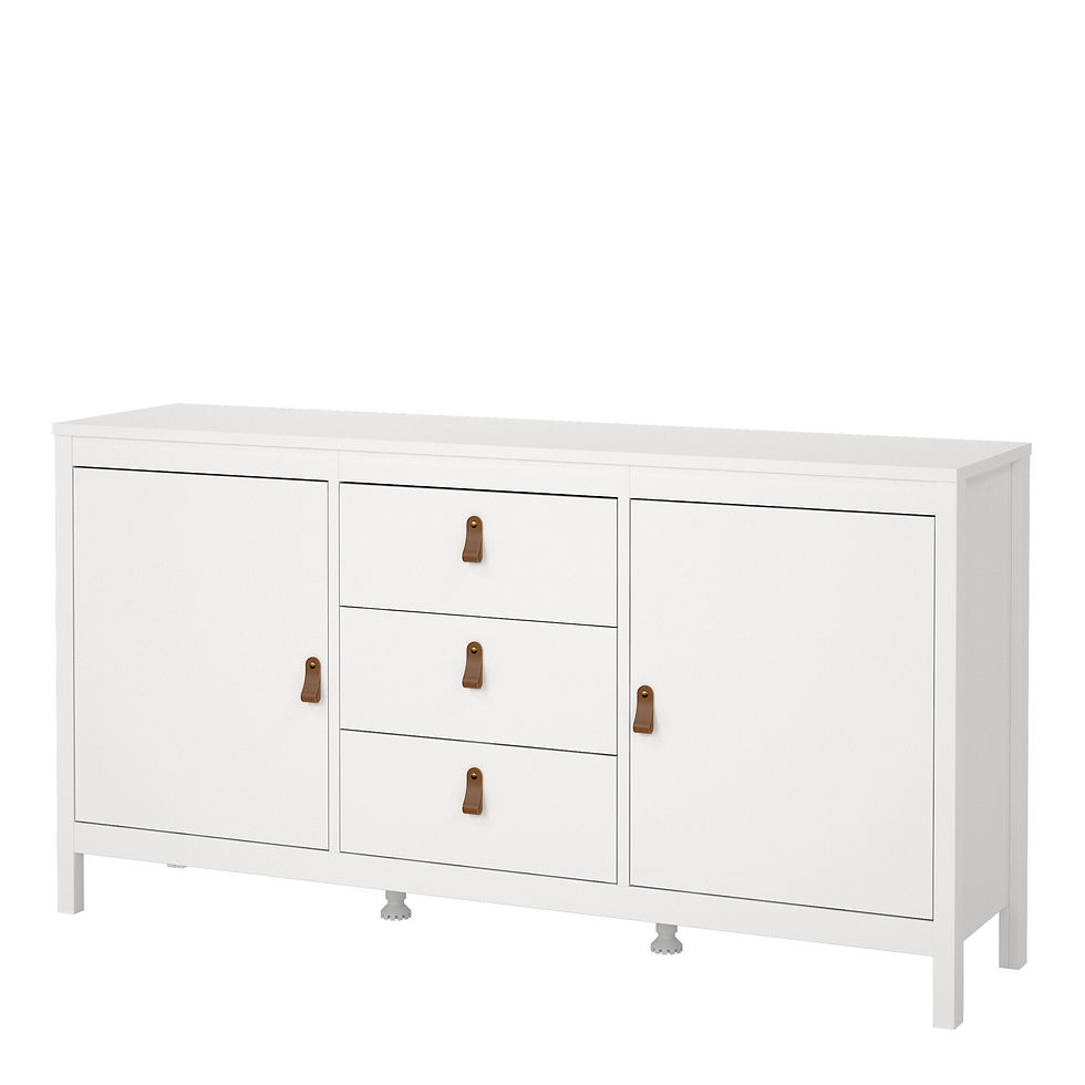 Thumbnail: Bradley Sideboard 2 doors + 3 drawers in White