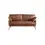 Thumbnail: Luna Two Seater Sofa, Real Leather