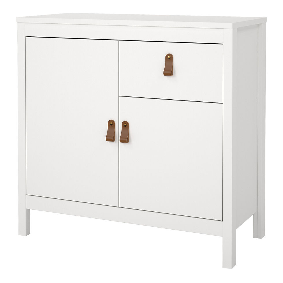 Thumbnail: Bradley Sideboard 2 doors + 1 drawer in White