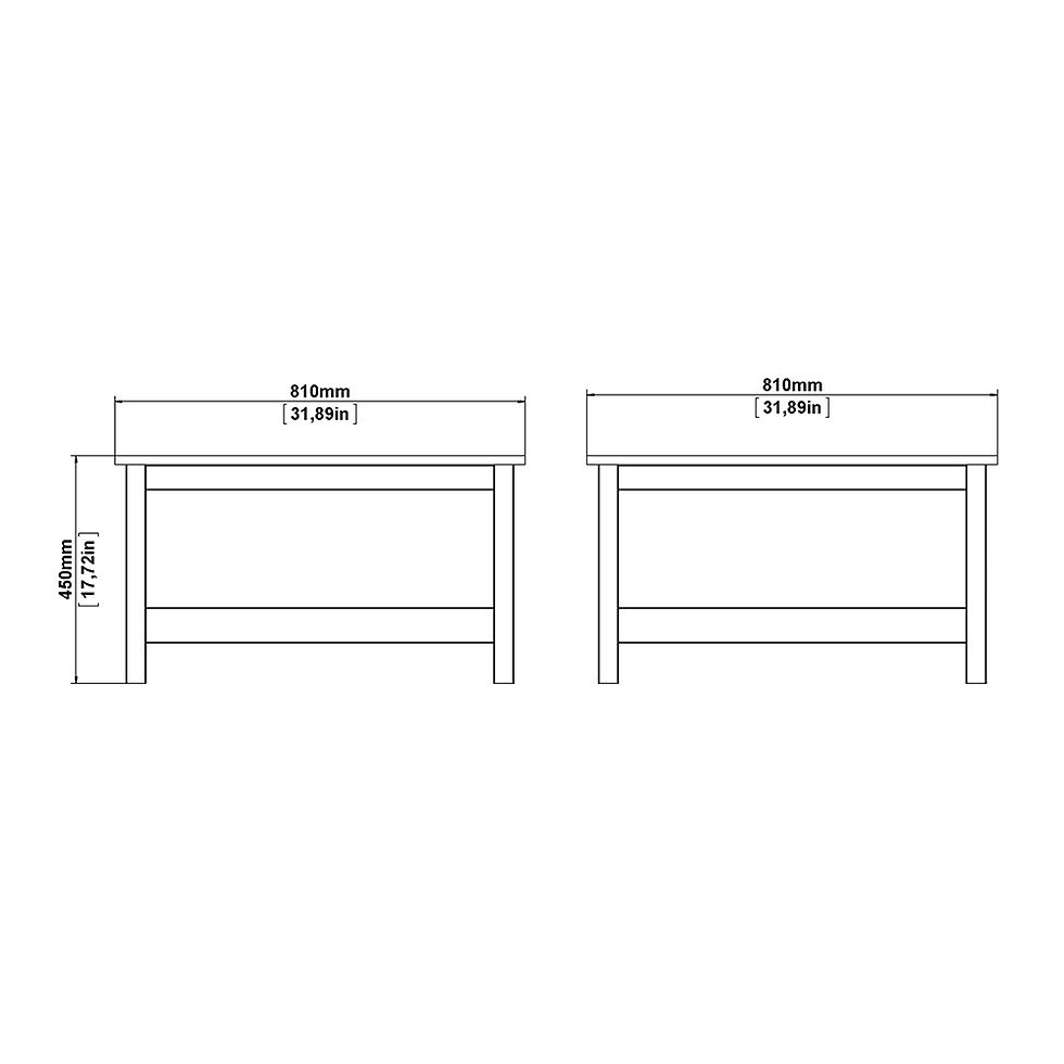 Thumbnail: Madrid Coffee table in Matt Black
