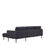 Thumbnail: Vienna Chaiselongue Sofa (RH) - Anthracite , Black Legs