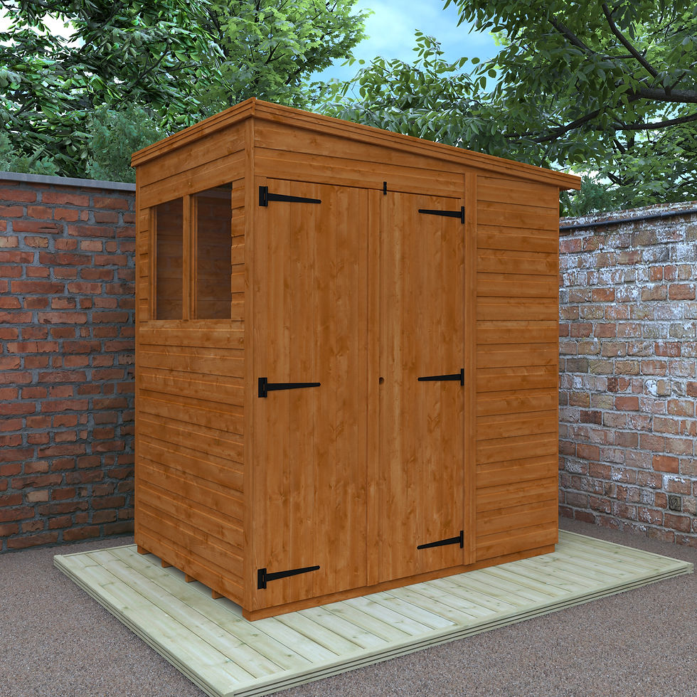 Thumbnail: Flex Pent Double Door Shed