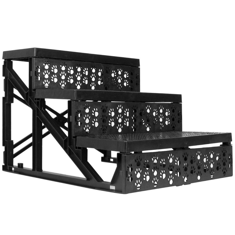Thumbnail: Fleece Covered Pet Stairs