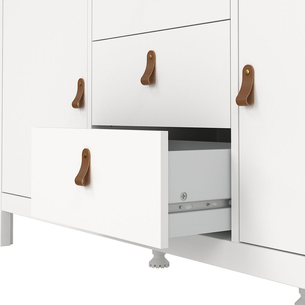 Thumbnail: Bradley Sideboard 2 doors + 3 drawers in White