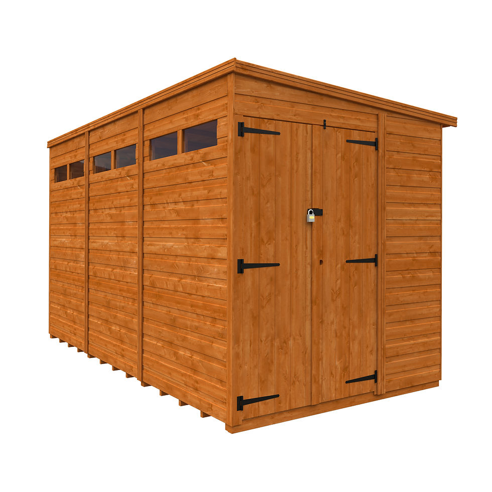 Thumbnail: Flex Pent Security Double Door Shed