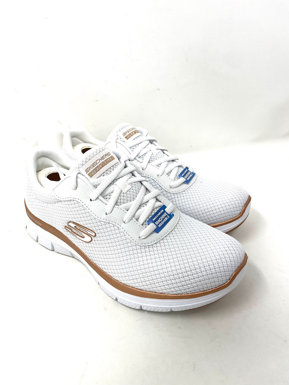 Miniatura: Scarpe Skechers donna in tela bianca 
