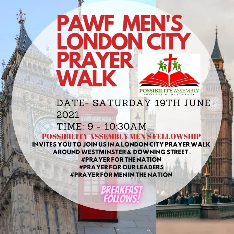Men's London City Prayer Walk