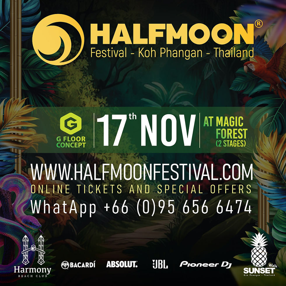 17th NOV:Harmony beach (3pm till midnight)