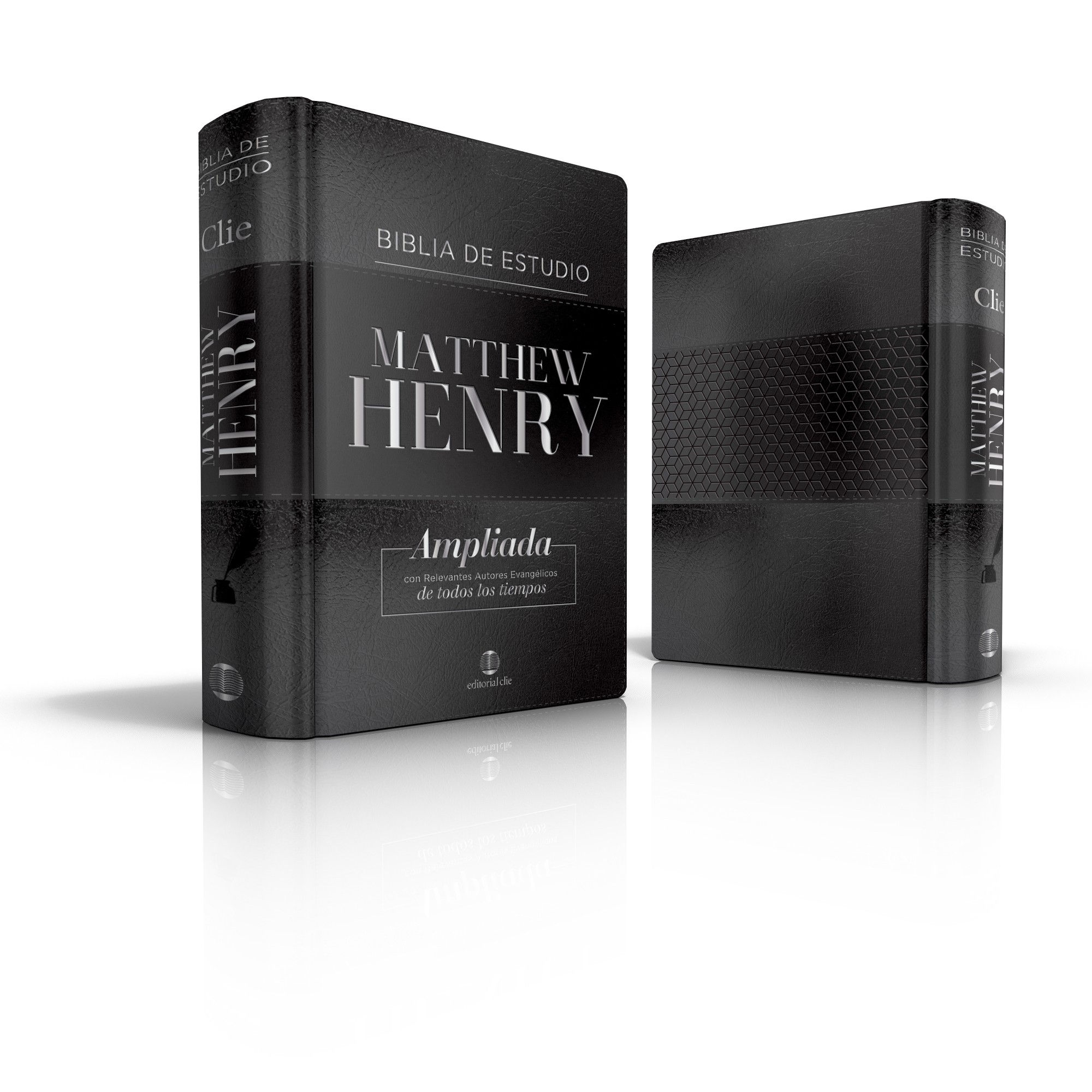 Biblia de Estudio Matthew Henry Ampliada Piel fabricada
