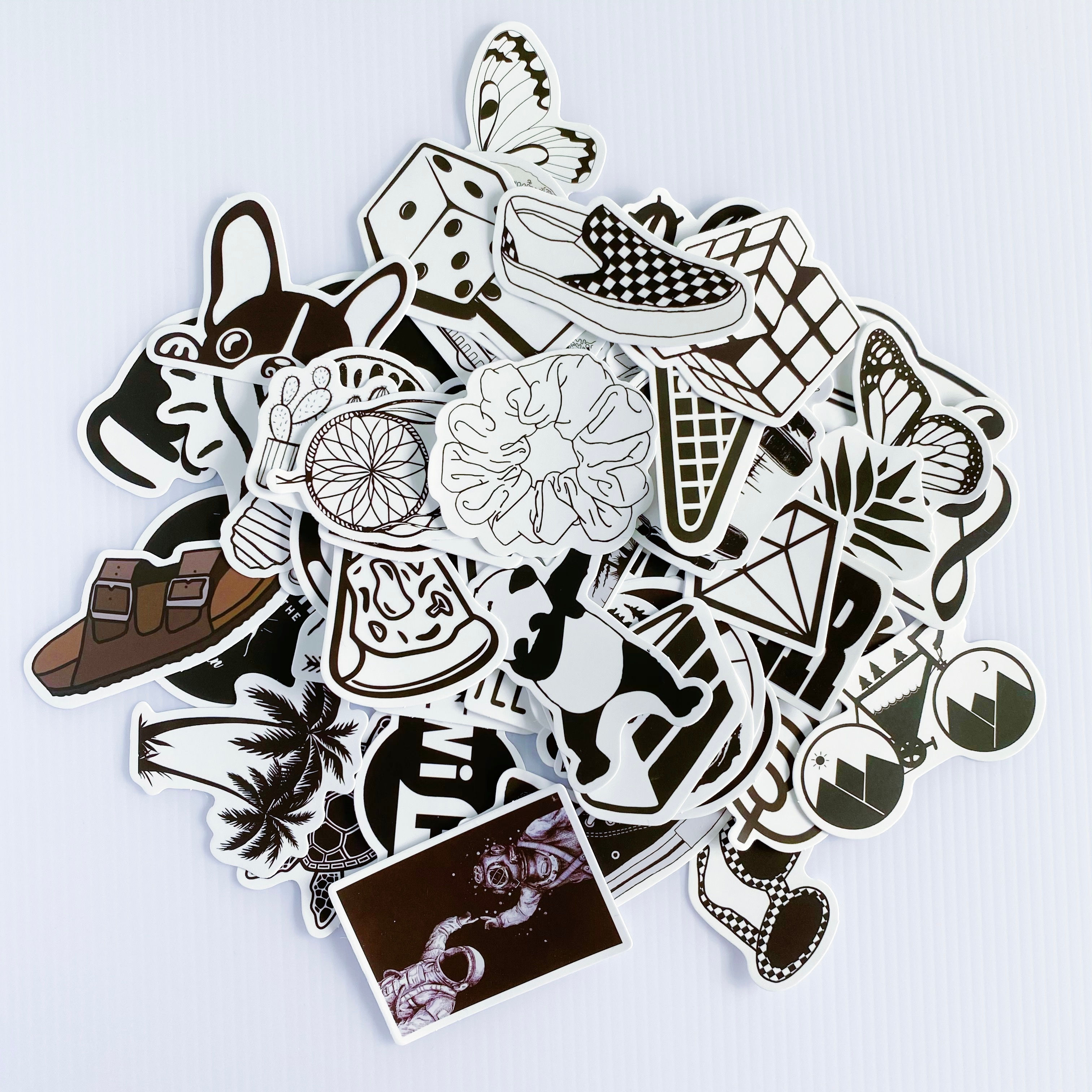 Black and White Aesthetic Stickers