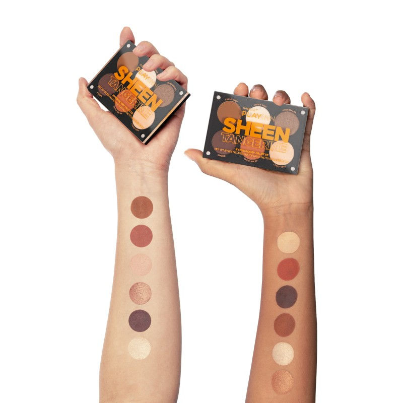 Thumbnail: INGLOT PLAYINN Sheen Tangerine Eyeshadow Palette