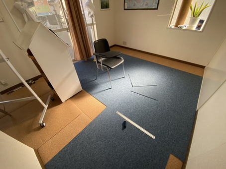 春に向けて教室も改装中です！