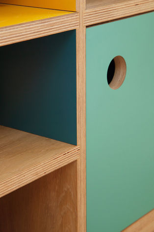 Ply Formica colour Ply Storage