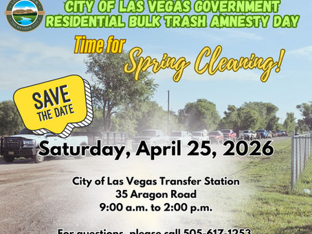 PSA 4/2/2026: City of Las Vegas Announces Residential Bulk Amnesty Day in April
