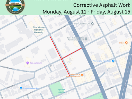 PSA 8/11/2025 8:00 a.m.: Notice of Road Closures: University Avenue Project