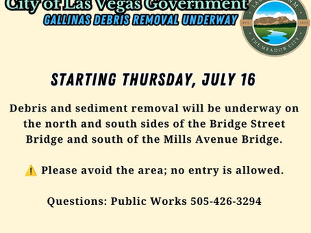 PSA 7/14/2026 10:30 a.m.: Gallinas River Debris Removal Work to Begin near Bridge Street and Mills Avenue