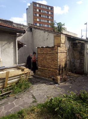 Projet Manouchian, première cuisson bois de médaillons